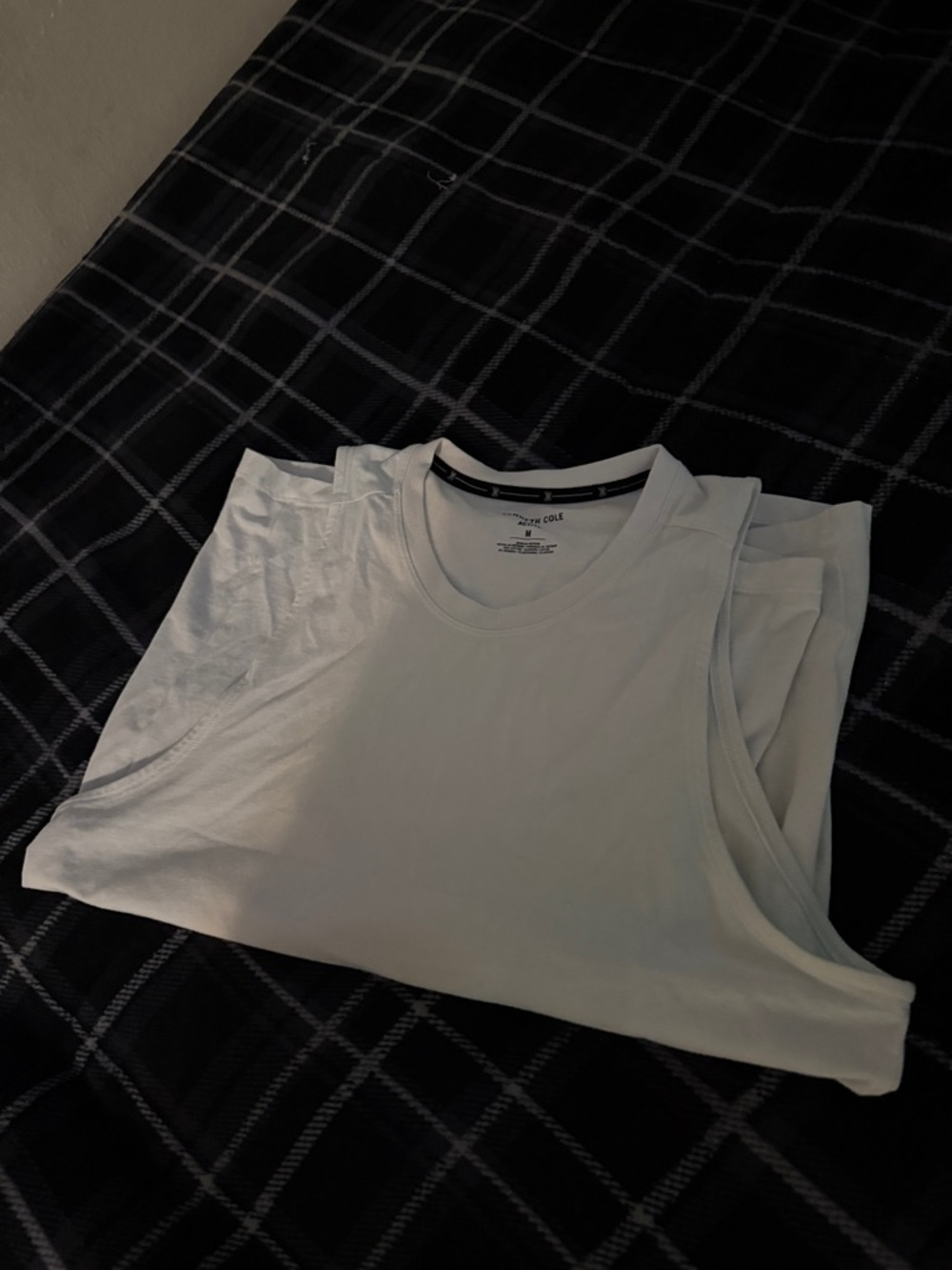 Kenneth Cole White Crewneck Muscle Tank